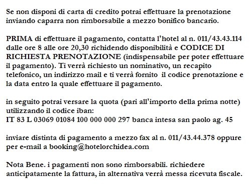 no carta di credito
